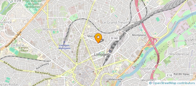localisation de l'entreprise IDEOKILOGRAMME LIMOUSIN à LIMOGES