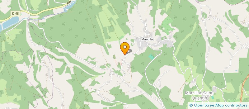 localisation de l'entreprise IDEOME HABITAT  MARCILLAC-SAINT-QUENTIN