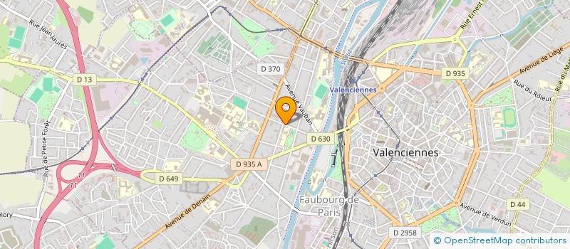 localisation de l'entreprise IDEOPROJECT à VALENCIENNES