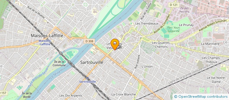 localisation de l'entreprise IDEOS CONSULTING  SARTROUVILLE
