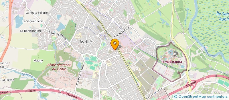 localisation de l'entreprise IDEOVET  AVRILLE