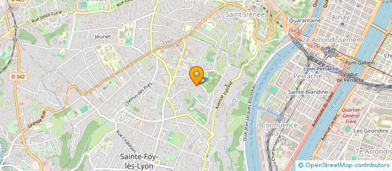 localisation de l'entreprise IDEQUASOL à SAINTE-FOY-LES-LYON