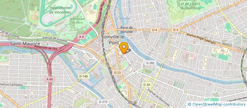 localisation de l'entreprise IDER-MERICAM COMMUNICATION INTERNATIONAL  JOINVILLE LE PONT