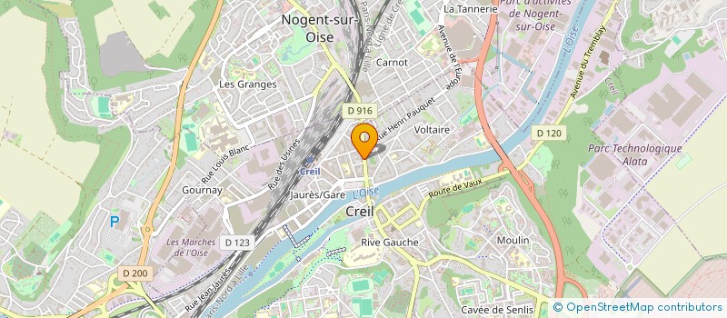 localisation de l'entreprise IDERA à CREIL
