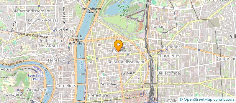 localisation de l'entreprise IDERM RHONE ALPES INSTITUT D'ETUDES ET DE RECHERCHES MACONNIQUES EN RHONE ALPES  LYON