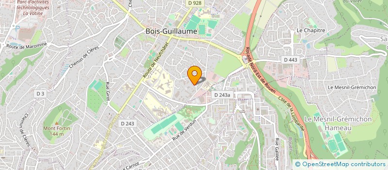 localisation de l'entreprise IDESEA à BOIS-GUILLAUME