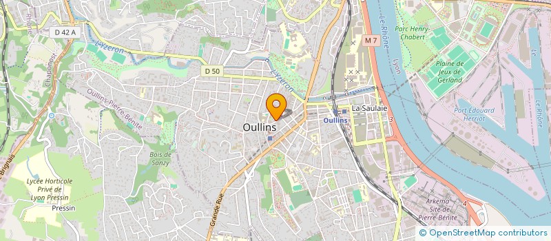 localisation de l'entreprise IDEST  OULLINS-PIERRE-BENITE