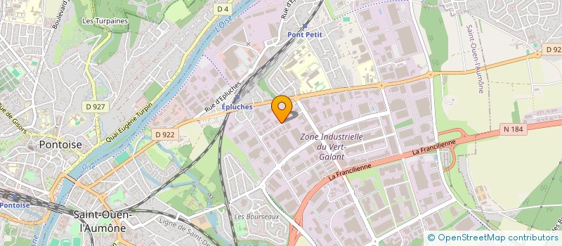 localisation de l'entreprise IDETEC  SAINT-OUEN-L'AUMONE