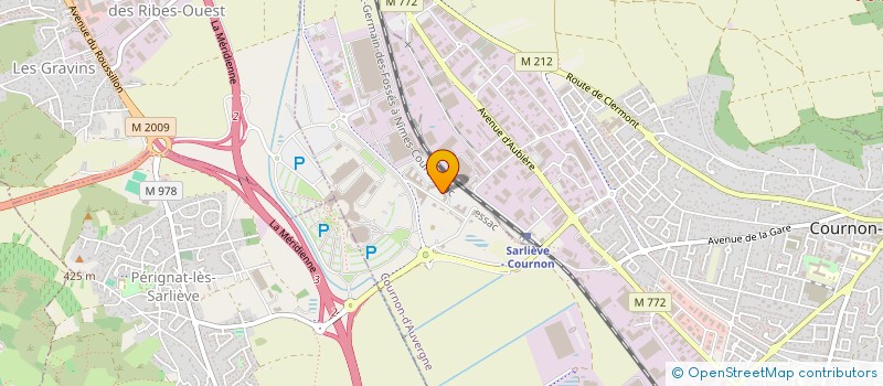 localisation de l'entreprise IDEUM CARBONE à COURNON-D'AUVERGNE