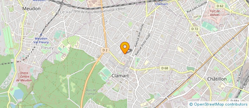 localisation de l'entreprise IDEUM FORMATION à CLAMART