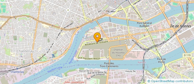 localisation de l'entreprise IDEUZO COM à NANTES