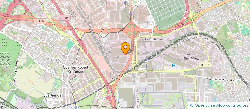 localisation de l'entreprise IDEV  RUNGIS