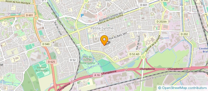 localisation de l'entreprise IDEVA à DUNKERQUE