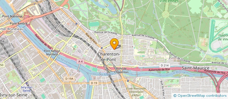 localisation de l'entreprise IDEVCA à CHARENTON-LE-PONT