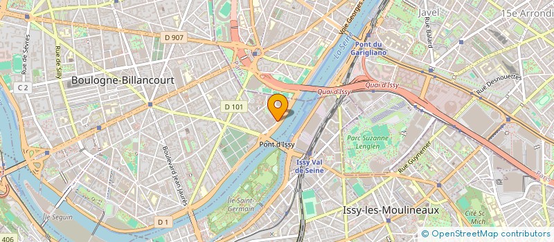 localisation de l'entreprise IDEX AQUASERVICES à BOULOGNE-BILLANCOURT