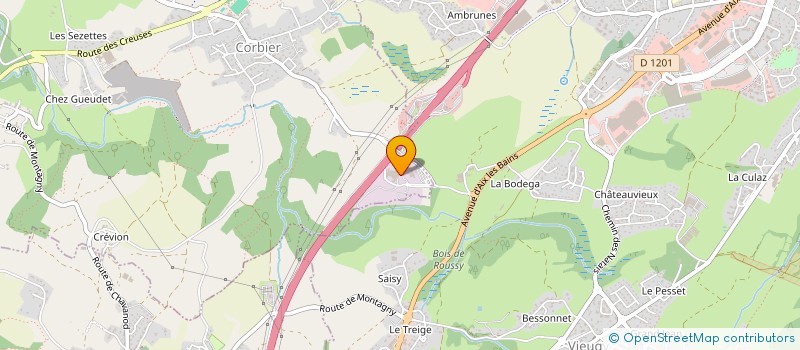 localisation de l'entreprise IDEX SINERGIE  CHAVANOD