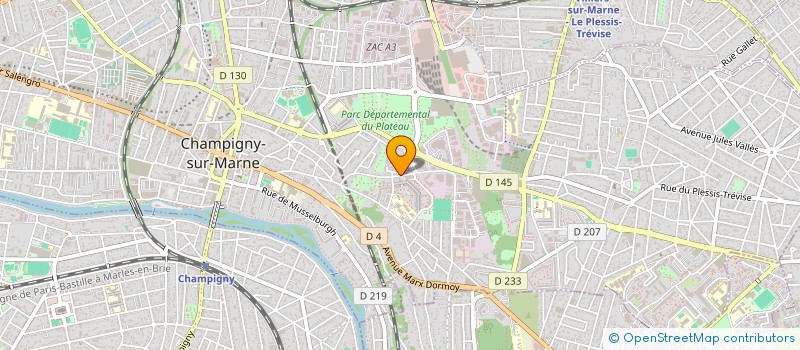 localisation de l'entreprise IDEXE à CHAMPIGNY-SUR-MARNE
