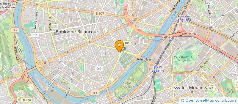 localisation de l'entreprise IDEXIAL à BOULOGNE-BILLANCOURT
