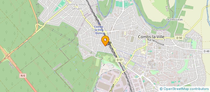 localisation de l'entreprise IDF  COMBS-LA-VILLE