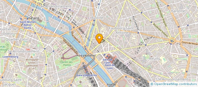 localisation de l'entreprise IDF ACHATS à PARIS 12