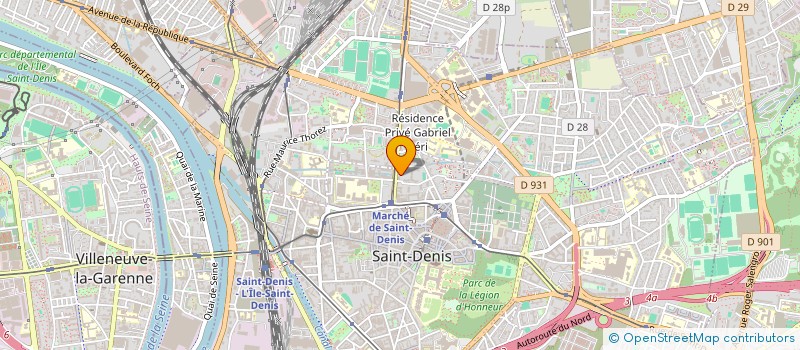 localisation de l'entreprise IDF AUTOS à SAINT-DENIS