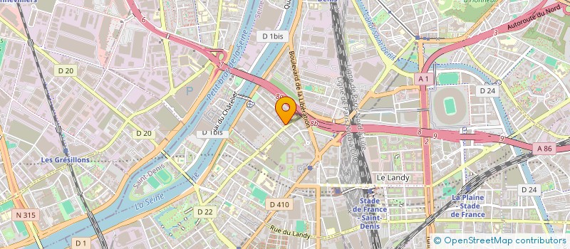 localisation de l'entreprise IDF AVENIR RENOV à SAINT-DENIS