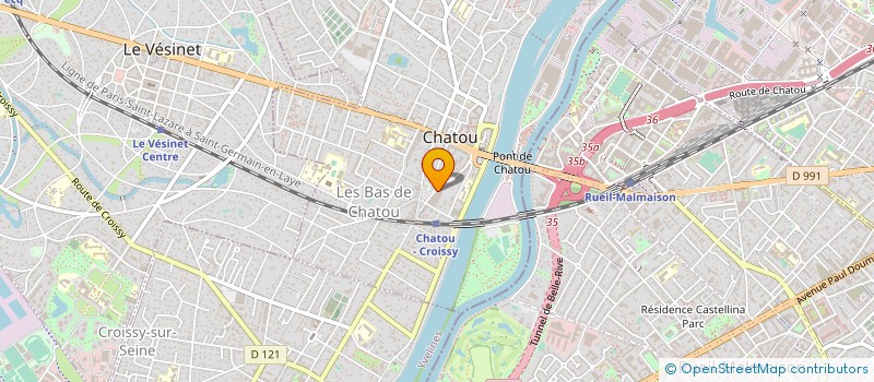 localisation de l'entreprise IDF BARDAGE à CHATOU