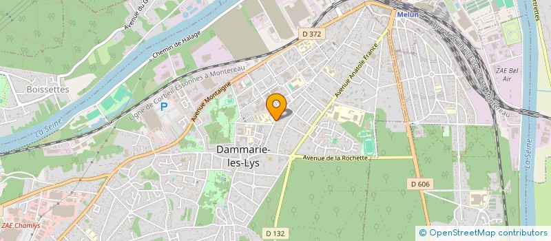 localisation de l'entreprise IDF-BAT 77 à DAMMARIE-LES-LYS