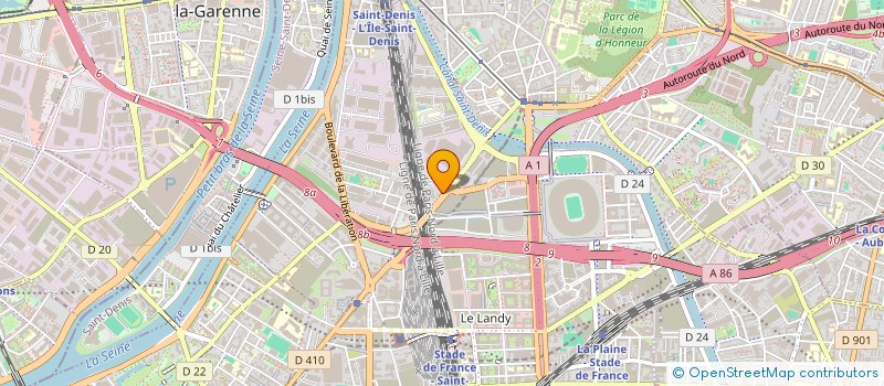 localisation de l'entreprise IDF BATIMENT à SAINT-DENIS