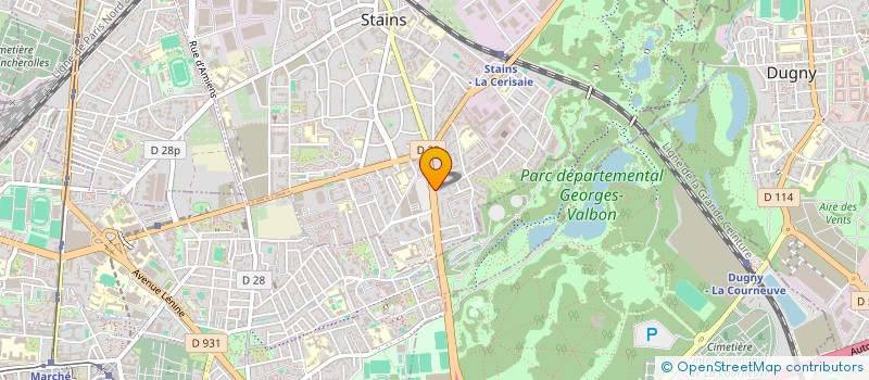 localisation de l'entreprise IDF CHAUFFEUR PRIVE à STAINS