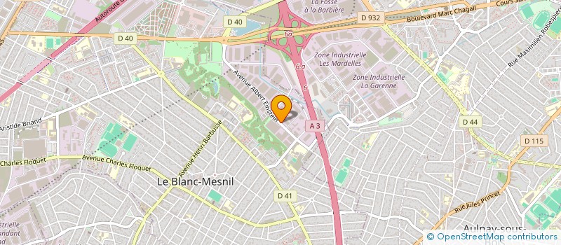 localisation de l'entreprise IDF COMMUNICATION à LE BLANC-MESNIL