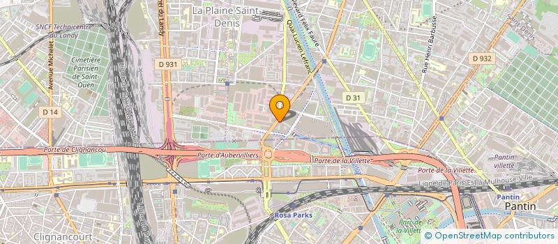 localisation de l'entreprise IDF COMMUNICATION à AUBERVILLIERS