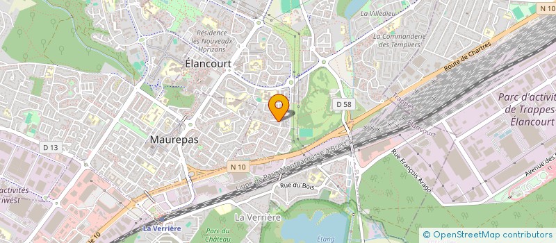 localisation de l'entreprise IDF CONCEPT  ELANCOURT