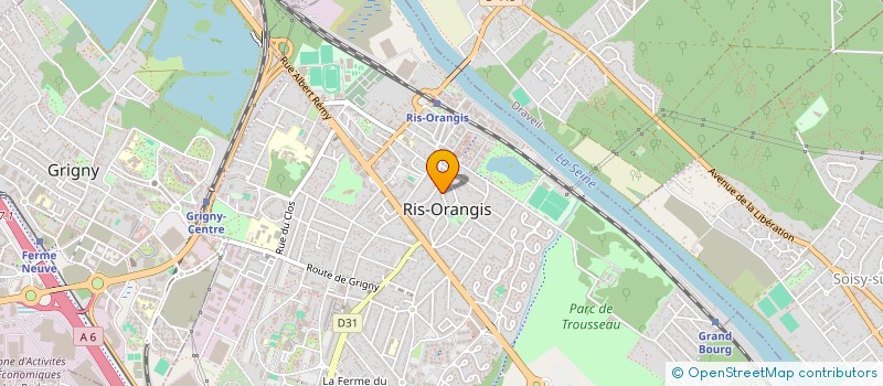 localisation de l'entreprise IDF CONFORT à RIS-ORANGIS