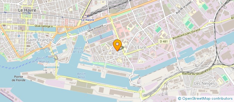 localisation de l'entreprise IDF CONSTRUCTIONS à LE HAVRE
