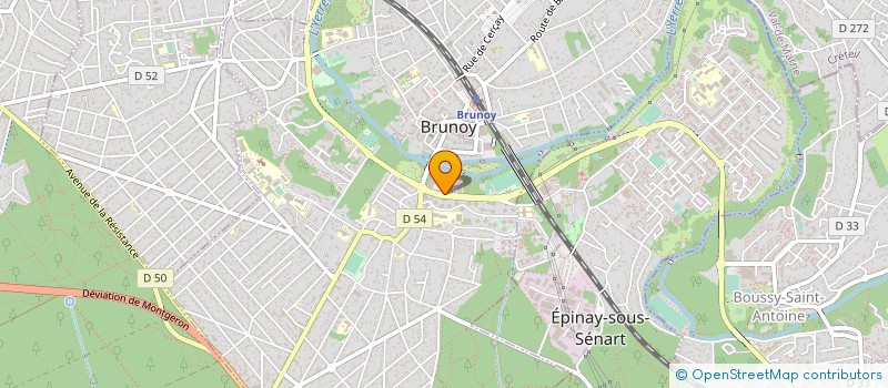 localisation de l'entreprise IDF COULOMMIERS à BRUNOY