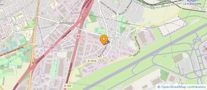 localisation de l'entreprise IDF DECONSTRUCTION à WISSOUS