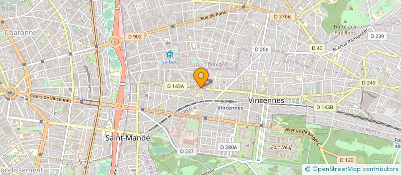 localisation de l'entreprise IDF DISTRIBUTION à MONTREUIL