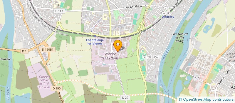 localisation de l'entreprise IDF ECHAFAUDAGES à ERAGNY