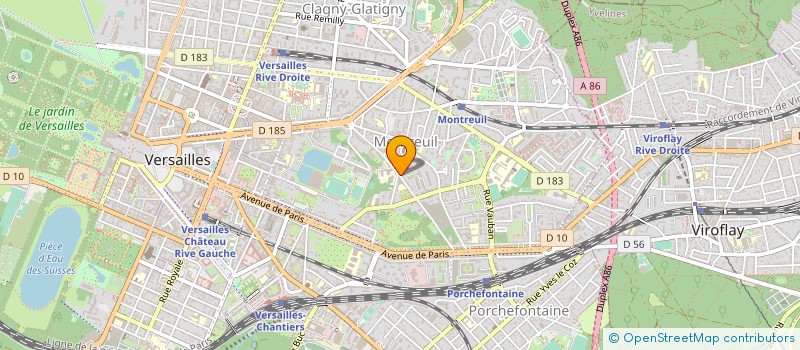 localisation de l'entreprise IDF ENCADREMENT à VERSAILLES