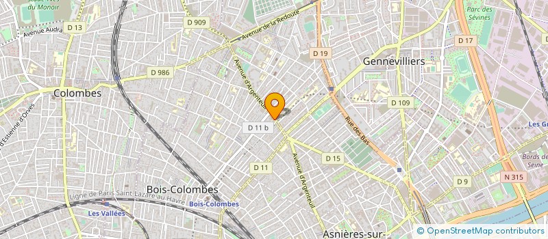 localisation de l'entreprise IDF ENERGIE à BOIS-COLOMBES