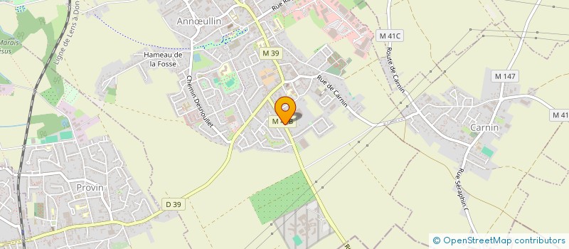 localisation de l'entreprise IDF ENVIRONNEMENT à ANNŒULLIN