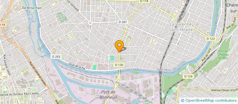 localisation de l'entreprise IDF ESPACE FERMETURES à SAINT-MAUR-DES-FOSSES