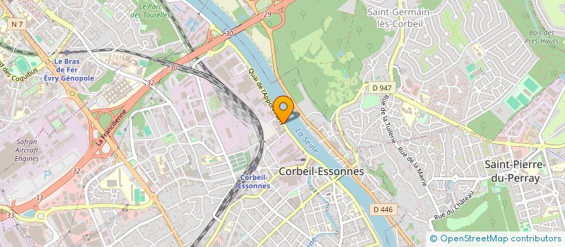 localisation de l'entreprise IDF FITNESS à CORBEIL-ESSONNES