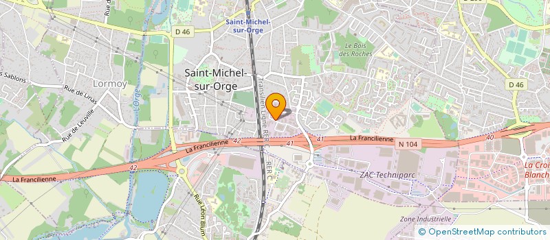localisation de l'entreprise IDF FRANCE TRAVAUX à SAINT-MICHEL-SUR-ORGE