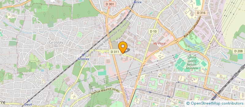 localisation de l'entreprise IDF GROSLAY à GROSLAY