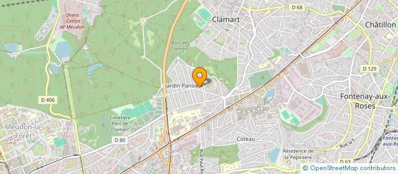 localisation de l'entreprise IDF HABITAT à CLAMART