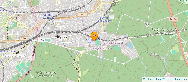 localisation de l'entreprise IDF IMMO  CHAVILLE