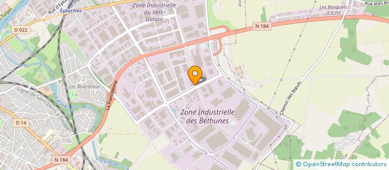 localisation de l'entreprise IDF MARQUAGE  SAINT-OUEN-L'AUMONE