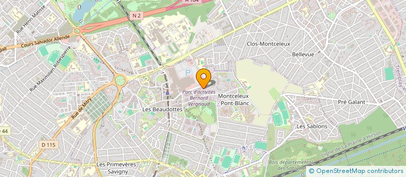 localisation de l'entreprise IDF MEDICAL NORD à SEVRAN
